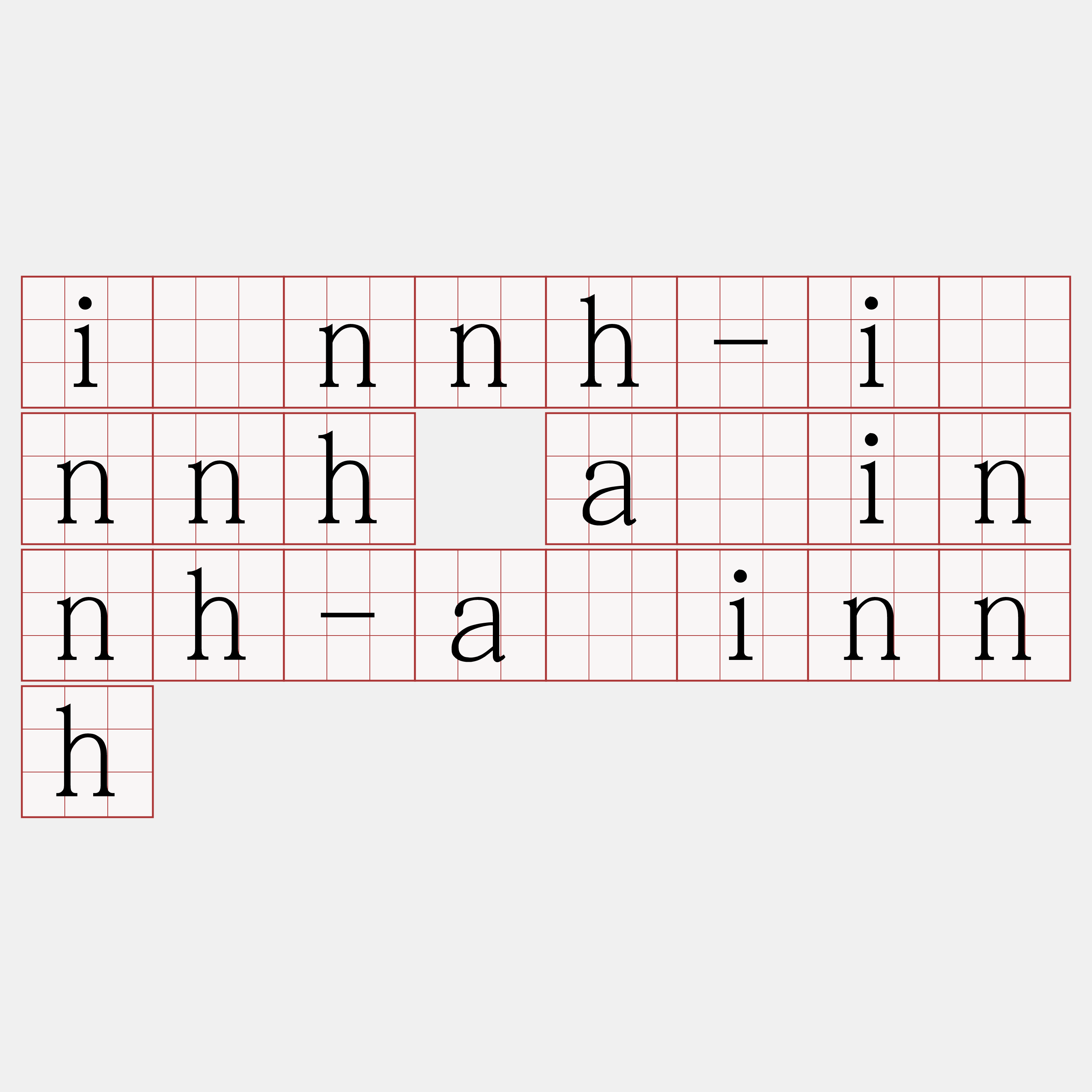 i̍nnh-i̍nnh a̍innh-a̍innh